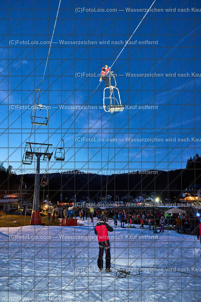 ALP0249_Liftbergeuebung_BRD-Lackenhof | (C)FotoLois.com, Alois Spandl, Liftbergeübung des Bergrettungsdienstes Lackenhof am Ötscherlift im Weitental, Mi 28. Dezember 2022.