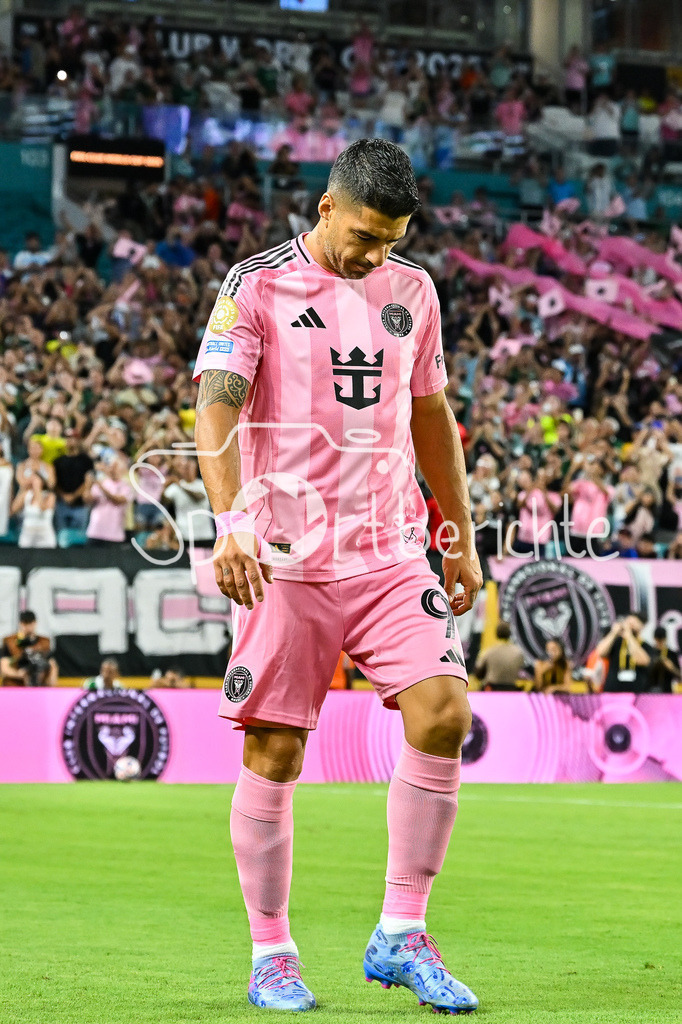 Inter Miami CF - Palmeiras Sao Paulo | im Bild Luis SUAREZ (Inter Miami 9) / Einzelfoto / Freisteller / FIFA Club World Cup: Inter Miami CF - Palmeiras Sao Paulo, Hard Rock Stadium am 23.06.2025 / NOT FOR SALE IN USA