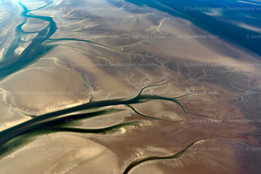 3801629 | Wattstrukturen bei Hallig Nordstrandischmoor, Nationalpark Schleswig-Holsteinisches Wattenmeer