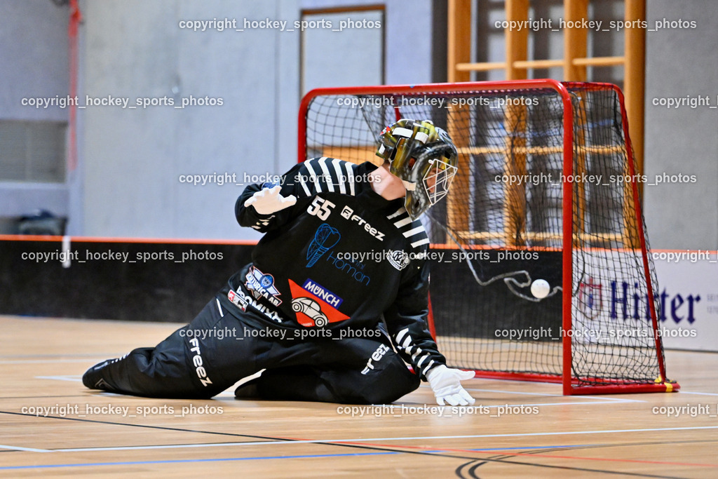 KAC Floorball vs. VSV Unihockey | #55 Maximilian Obereder KAC Floorball, KAC Floorball vs. VSV Unihockey, KAC Floorball vs. VSV Unihockey am 21.03.2026 in Klagenfurt (Ballspielhalle Waidmannsdorf), Austria, (Photo by Bernd Stefan)