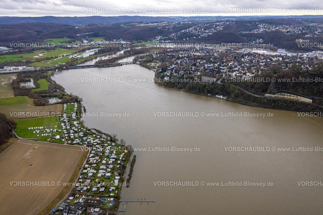 Herdecke231201664Harkortsee | Luftbild, Ruhrhochwasser, Weihnachtshochwasser 2023, starke Regenfälle,  Vorhalle, Hagen, Ruhrgebiet, Nordrhein-Westfalen, Deutschland