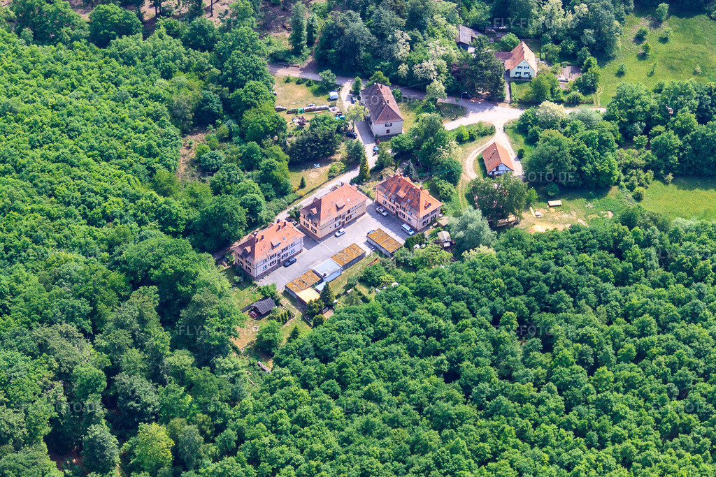Luftbild: Wohnsiedlung in der Seufzerallee 4 in Scheibenhardt im Bundesland Rheinland-Pfalz in Deutschland. – Foto: IMG_40879.jpg vom 08.05.2011 durch Werner Riehm/FLY-FOTO.de – Auflösung des Originals: 4752 x 3168 px