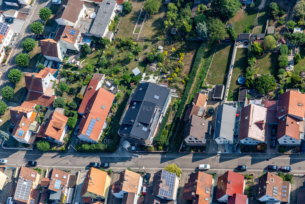 Luftbild: Siedlung in Kandel im Bundesland Rheinland-Pfalz in Deutschland. Foto: IMG_117354.jpg vom 25.08.2019 durch Werner Riehm/FLY-FOTO.de