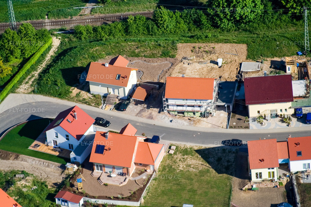 Luftbild: An d. Anhaide im Ortsteil Schaidt in Wörth im Bundesland Rheinland-Pfalz in Deutschland. Foto: IMG_10766.jpg vom 12.05.2008 durch Werner Riehm/FLY-FOTO.de