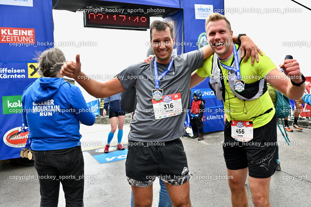 Großglockner Mountain Run | #316 Zeller Harald, #456 Prutsch Gerald, Großglockner Mountain Run, Großglockner Mountain Run 2024 am 07.07.2024 in Heiligenblut (Großglockner), Austria, (Photo by Bernd Stefan)