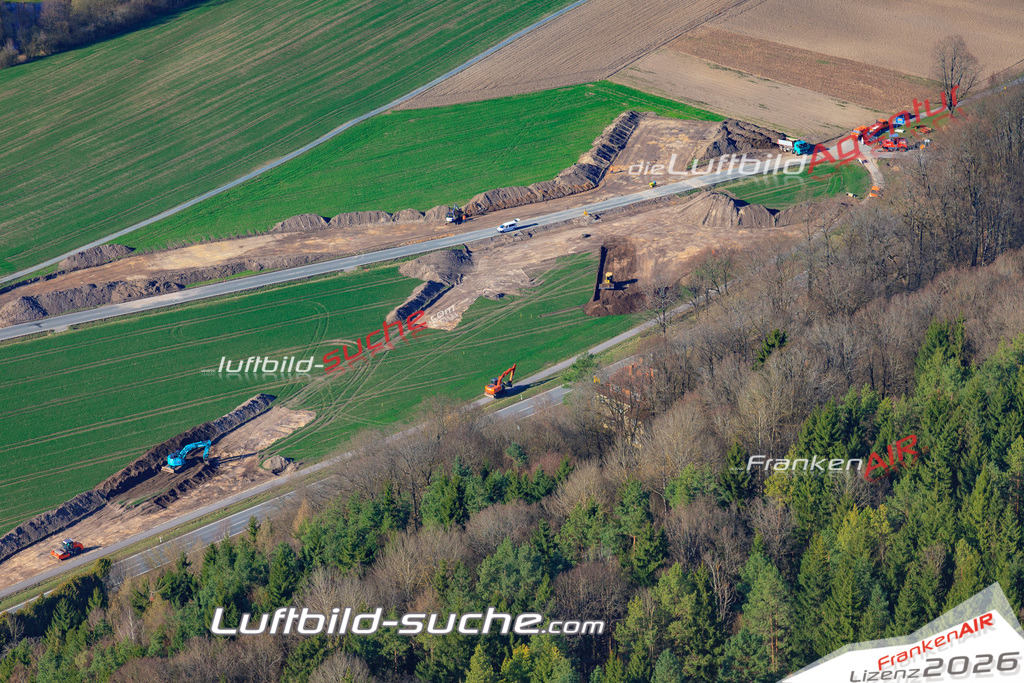 Die Luftaufnahme der Stadt Weismain wurde 2017 vom Flugzeug heraus erstellt ( keine Drohne )- hohe Auflösung für beste Qualität