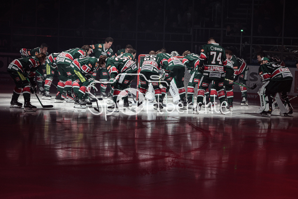 Augsburger Panther - ERC Ingolstadt | Die Panther motivieren sich nochmal vor dem Derby gegen Ingolstadt