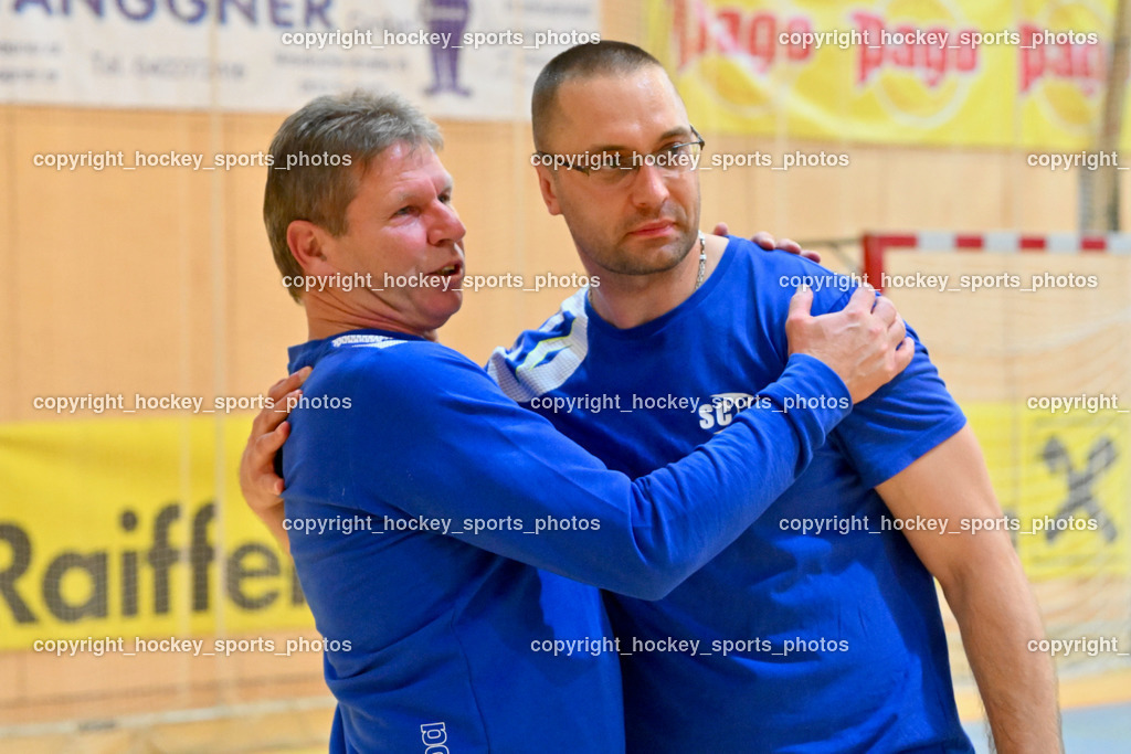 SC Ferlach vs. Fivers WAT Magareten 4.11.2022 | Obmann SC Ferlach Walter PERKOUNIG, Headcoach SC Ferlach ARNAUDOVSKI Risto