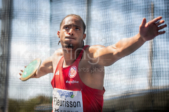 Multisport Event; Ratingen, 28.06.2026 | RATINGEN, GERMANY - JUNE 28, 2026 : Fred Isaac Fleurisson (GER / Germany) during the decathlon’s discus throw of the Multisport Event at Stadion Ratingen on June 28, 2026 in Ratingen, Germany.