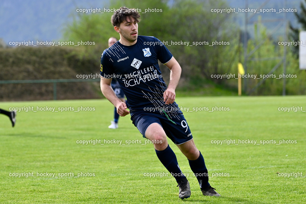 FC Faakersee vs. FC Dölsach | #9 Philipp Hochegger FC Dölsach, FC Faakersee vs. FC Dölsach, FC Faakersee vs. FC Dölsach am 20.04.2025 in Finkenstein (Sportplatz Finkenstein), Austria, (Photo by Bernd Stefan)