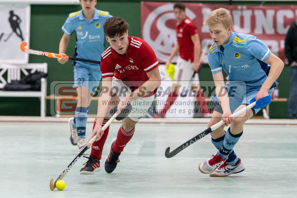 SFE_20230305_0069 | Deutsche Meisterschaft Männliche U16 Halle 2023 am 05.03.2023 in Köln (KTHC Stadion Rot-Weiss Köln Tennis and Hockey Club), Photo: Stephan Fehrmann 2022 (Sports-Gallery)