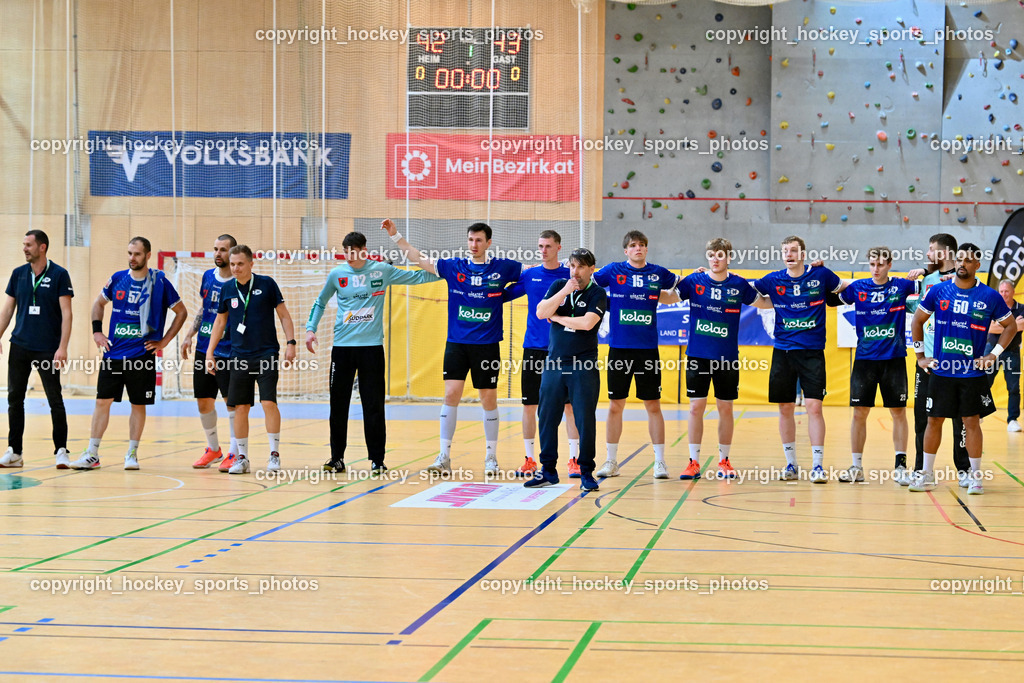 SC Ferlach vs. UHK Krems | Headcoach SC Ferlach BEGUS Robert, SC Ferlach Mannschaft, SC Ferlach vs. UHK Krems, SC Ferlach vs. UHK Krems am 02.05.2026 in Ferlach (Ballspielhalle Ferlach), Austria, (Photo by Bernd Stefan)