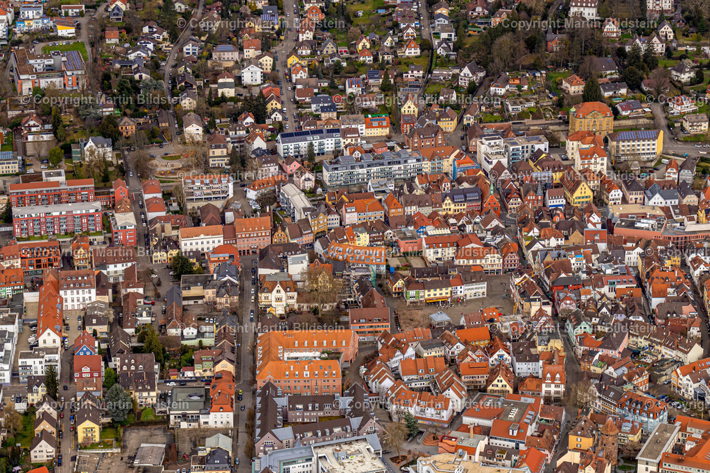Lahr-1-12-03-23-1 | Bilder Fotos Luftbilder Luftaufnahmen Deutschland Süden Westen Schwarzwald Baden Württemberg  
