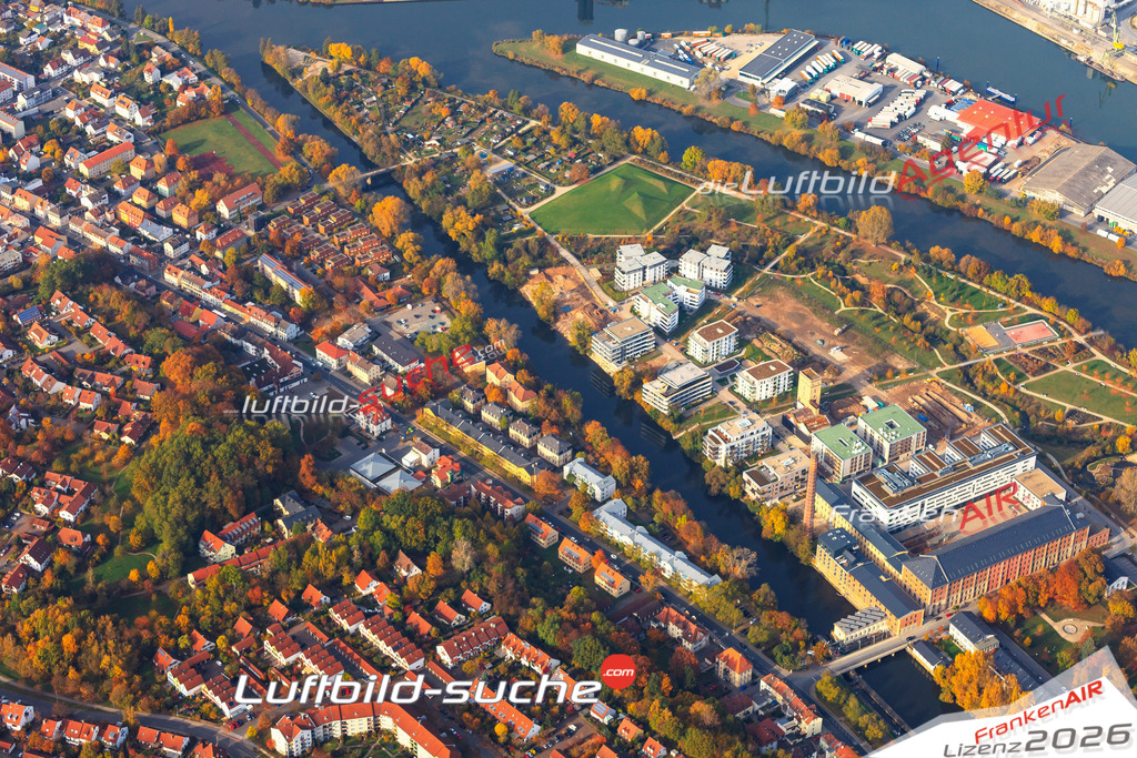 Die Luftaufnahme Gaustadt -  wurde vom UL-Flugzeug (keine Drohne) aus fotografiert.Hohe Druck- Auflösung-die Geschenkidee!