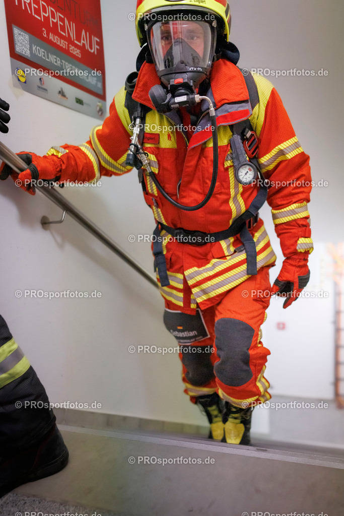 KölnTurm Treppenlauf; Köln, 03.08.2025 | Impressionen vom KölnTurm Treppenlauf am 03.08.2025 in Köln (Nordrhein-Westfalen). 