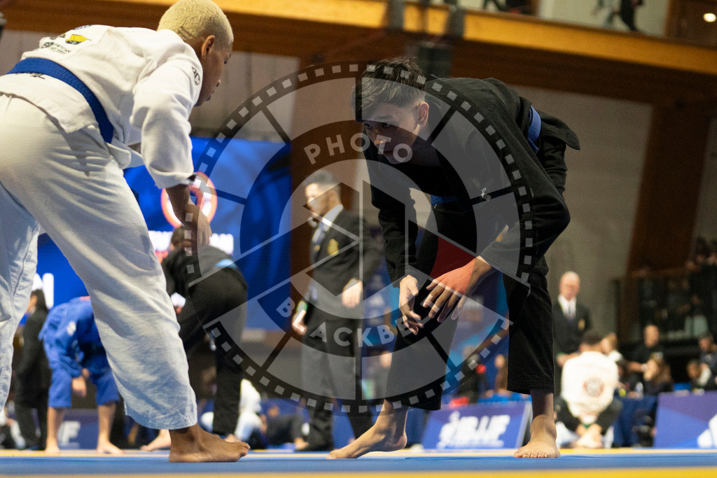 20240119PBB1571 | Fighters compete during the IBJJF European Championship in Paris, France, on January 19, 2024.