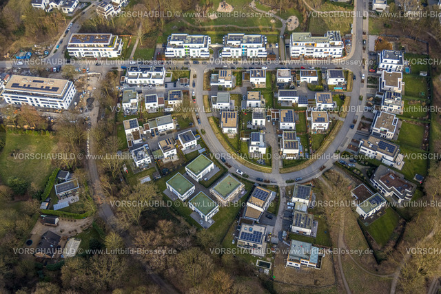 Gelsenkirchen250203411Nord | Luftbild, Neubaugebiet Am Buerschen Waldbogen, Zur Marienkapelle, halbkreisförmige Wohnsiedlung, Resse, Gelsenkirchen, Ruhrgebiet, Nordrhein-Westfalen, Deutschland