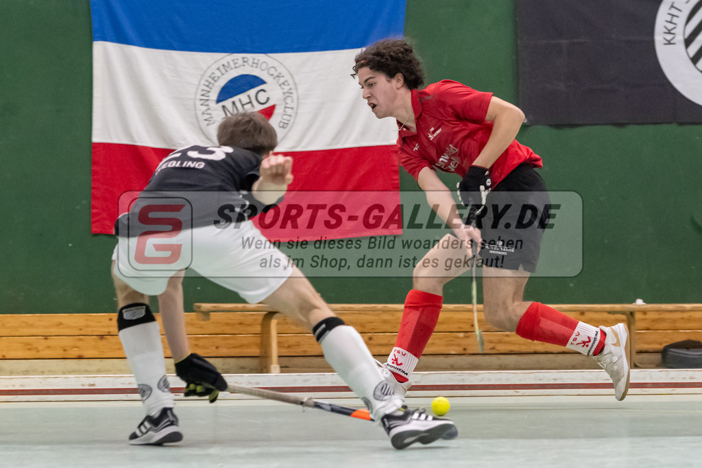 SFE_20230305_0033 | Deutsche Meisterschaft Männliche U16 Halle 2023 am 05.03.2023 in Köln (KTHC Stadion Rot-Weiss Köln Tennis and Hockey Club), Photo: Stephan Fehrmann 2022 (Sports-Gallery)