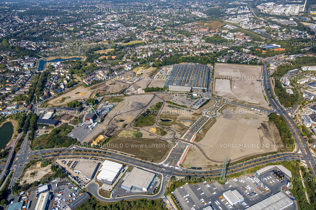 Essen220807356 | Luftbild, Baugebiet Neubau Stadtquartier Essen 51, Helenenstraße, Berthold-Beitz-Boulevard, ehemaliger Schacht Amalie, Essen, Ruhrgebiet, Nordrhein-Westfalen, Deutschland