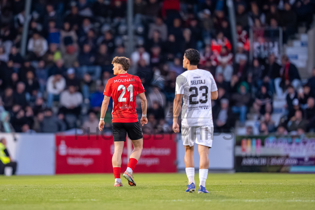 SG Sonnenhof Großaspach vs. SGV Freiberg, Fussball, Regionalliga Suedwest, 30. Spieltag, 22.04.2026 | Luca Molinari (SG Sonnenhof Großaspach, #21),SG Sonnenhof Großaspach vs. SGV Freiberg, Fussball, Regionalliga Suedwest, 30. Spieltag, 22.04.2026