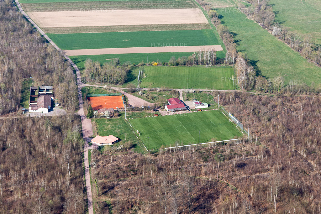 Luftbild: Freizeitzentrum in Steinweiler im Bundesland Rheinland-Pfalz in Deutschland. Foto: IMG_113320.jpg vom 30.03.2019 durch Werner Riehm/FLY-FOTO.de
