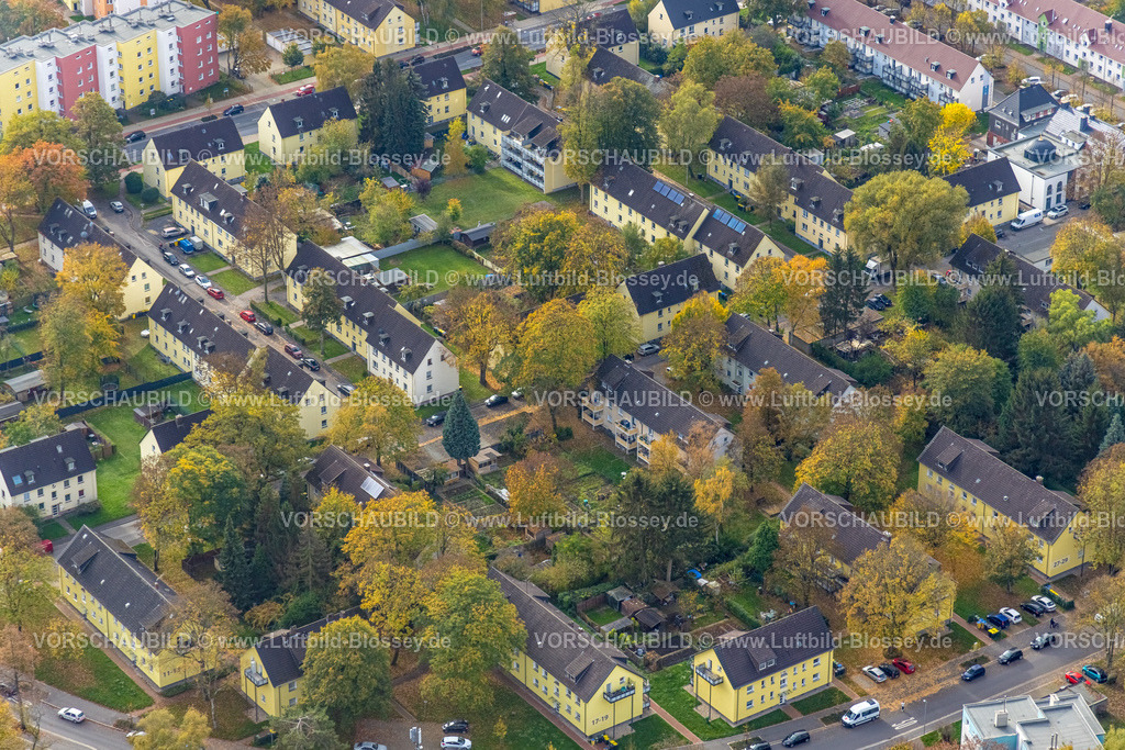 Kamen221012524 | Luftbild, Wohnsiedlung Bogenstraße und Werdelsgraben, Kamen, Ruhrgebiet, Nordrhein-Westfalen, Deutschland