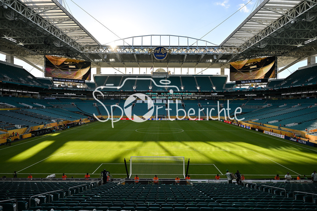 Inter Miami CF - Palmeiras Sao Paulo | Ein Blick in das Hard Rock Stadium von Miami - Florida / Symbolbild / Stadionfoto / Stadionbild / Stadion / Arena / FIFA Club World Cup: Inter Miami CF - Palmeiras Sao Paulo, Hard Rock Stadium am 23.06.2025 / NOT FOR SALE IN USA