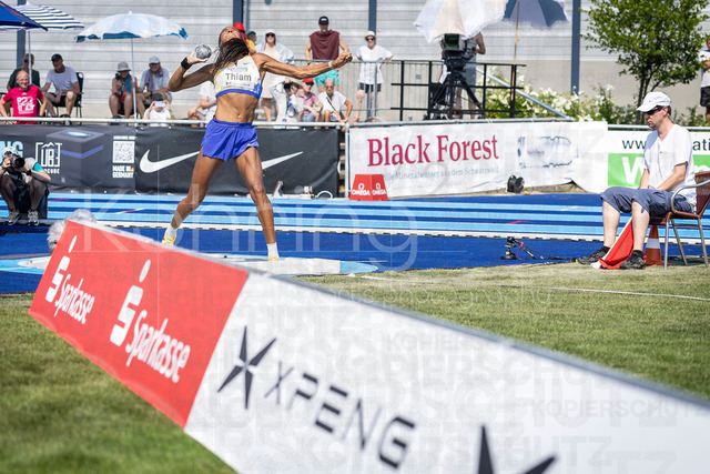 Multisport Event; Ratingen, 27.06.2026 | RATINGEN, GERMANY - JUNE 27, 2026 : Nafissatou Thiam (BEL / Belgium) competing in the shot put during the Multisport Event at Stadion Ratingen on June 27, 2026 in Ratingen, Germany.