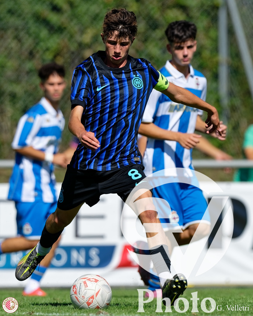 GenevaCup 3-4 - RC Deportivo v FC Inter Milan | during the GenevaCup 3-4 match between RC Deportivo and FC Inter Milan at Stade des Arberes in Meyrin, Switzerland