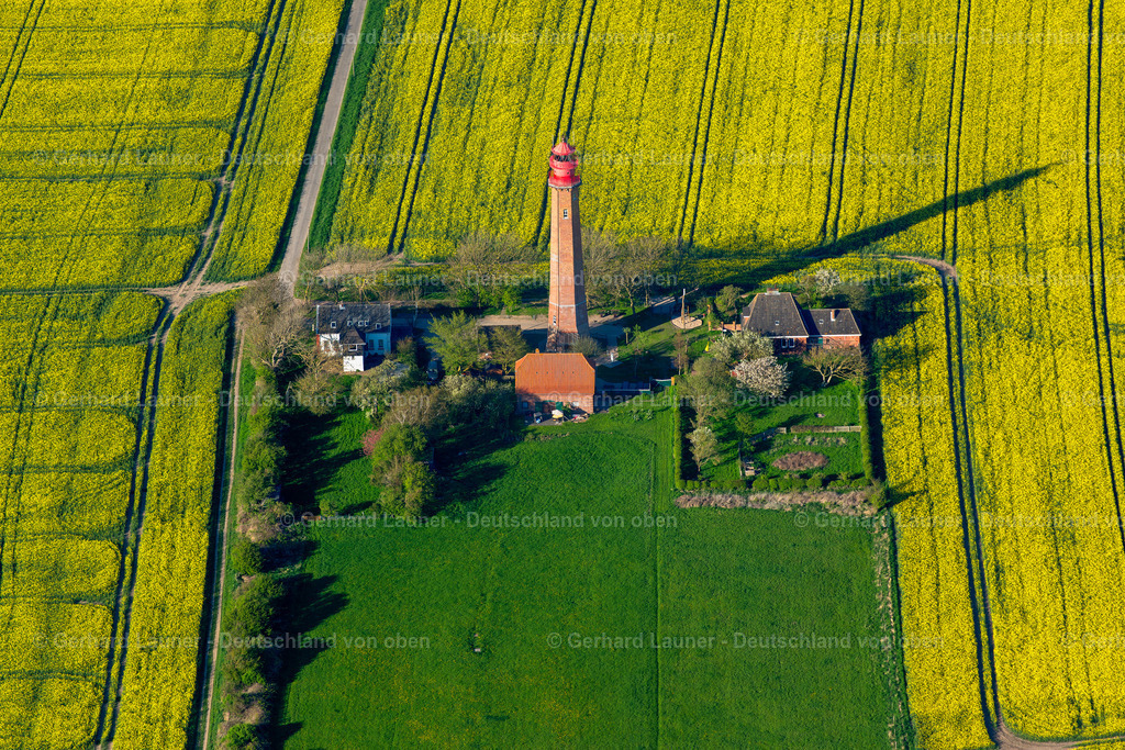 3802237 | Raps-Feldstrukturen am Leuchtturm Flügge, Fehmarn