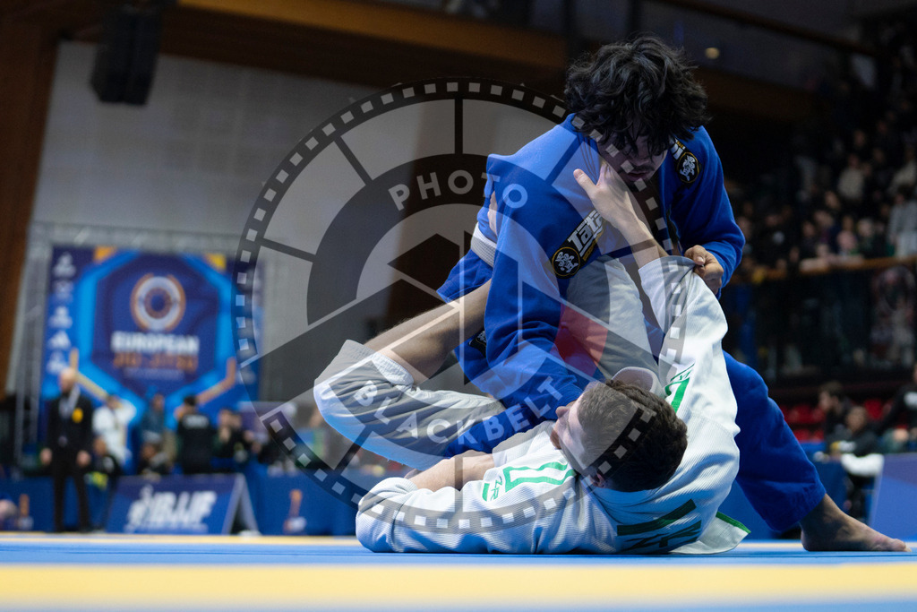 20240119PBB2018 | Fighters compete during the IBJJF European Championship in Paris, France, on January 19, 2024.