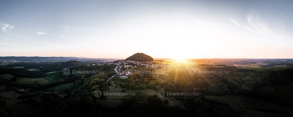 Hohenstaufen bei Sonnenuntergang | löwenblicke | shop