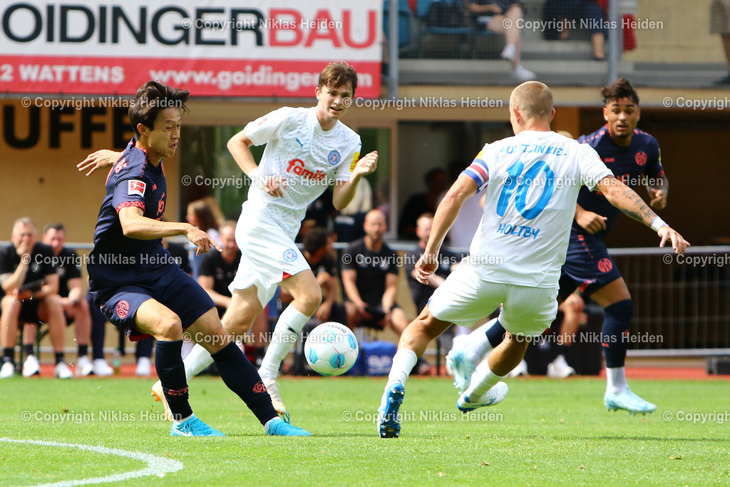 NH_1FSVMainz05_HolsteinKiel_Testspiel_02082024 | #7 Jae-sung Lee (1.FSV Mainz 05)Fußball I Herren I Testspiel I Saison 2024-2025 I 1.FSV Mainz 05 - Holstein Kiel I 02.08.2024 I Silberstadt Arena