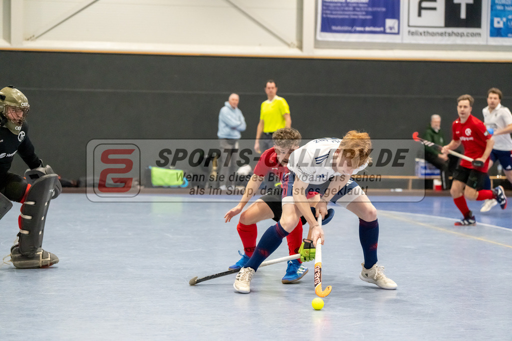 HK_20250201_102093 | 2. Bundesliga Halle Herren Düsseldorfer HC - Club Raffelberg am 1.2.2025 Halle am Seestern, Düsseldorf ,