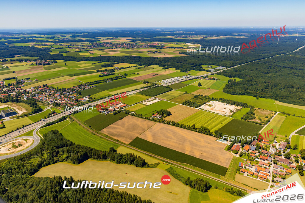 Föching Holzkirchen Bild- Das Luftbild wurde 2025 vom UL-Flugzeug heraus erstellt ( keine Drohne ) - Hochauflösende Luftaufnahme -Nicht vergleichbar mit Google Maps oder Satelittenbilder- Die Geschenkidee !Mit Lizenz und Bildrechte bestellbar