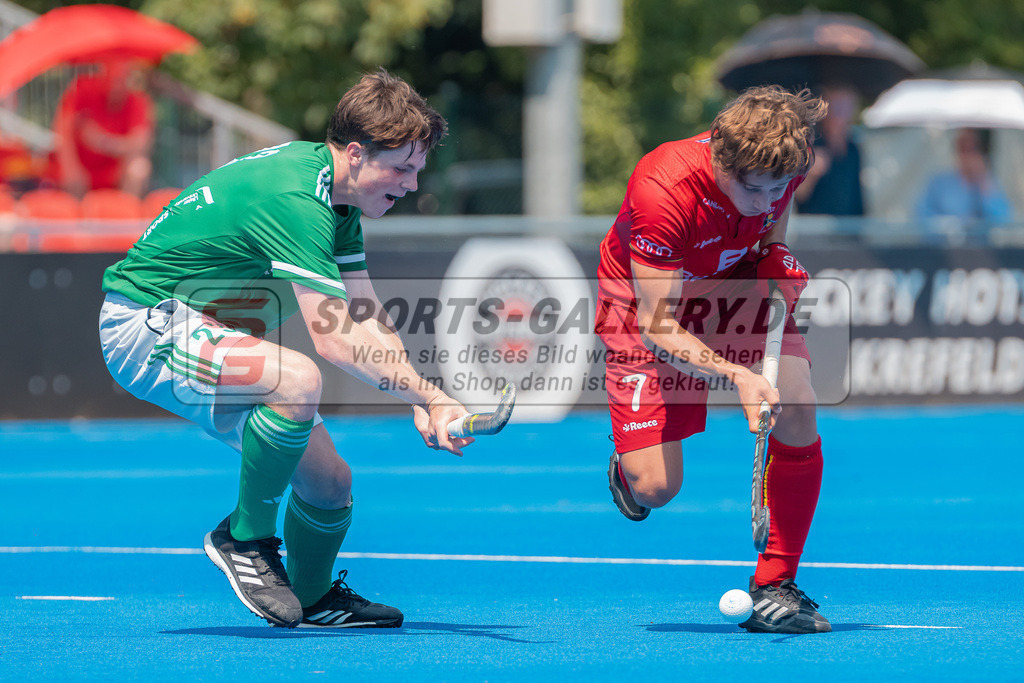 HK_20230709_100094 | Euro Hockey MU18 Belgium - Ireland Championship Girls &amp; Boys am 9.7.2023 CHTC , Krefeld ,