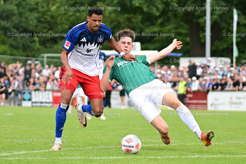 Fußball I Herren I Testspiel  I TSV Elstorf - Hamburger SV I 5.7.2025 | a-hannig - Realisiert mit Pictrs.com