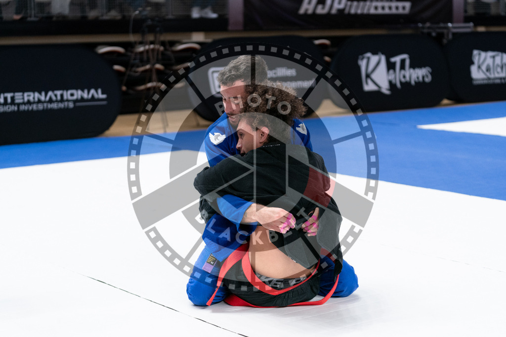 20241012PBB1498 | Athletes compete during the AJP Tour Europe Continental Jiu-Jitsu Professional Championship on October 12, 2024 in Almere near Amsterdam, Netherlands. © Chiara Dazi / photoblackbelt