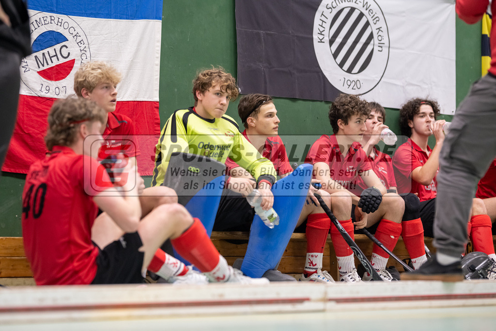 SFE_20230305_0029 | Deutsche Meisterschaft Männliche U16 Halle 2023 am 05.03.2023 in Köln (KTHC Stadion Rot-Weiss Köln Tennis and Hockey Club), Photo: Stephan Fehrmann 2022 (Sports-Gallery)