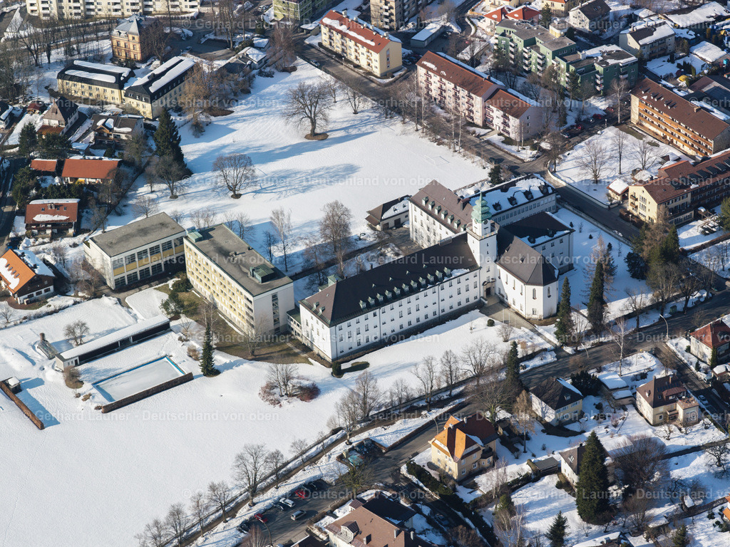 26B0429 | Studienseminar St.Michael, Internat des Erzbistums München u.Freising, Traunstein, Winteraufnahme