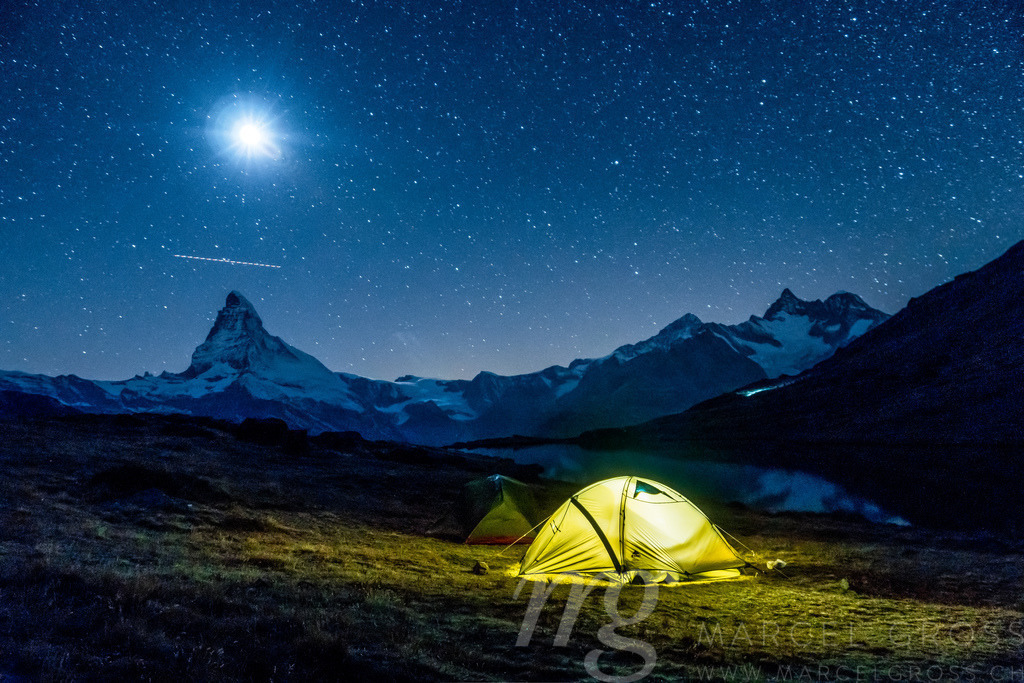 Overnight in the Swiss Alps | Camping at Stellisee in the Super-Bloodmoon-Night 2015 - Realisiert mit Pictrs.com