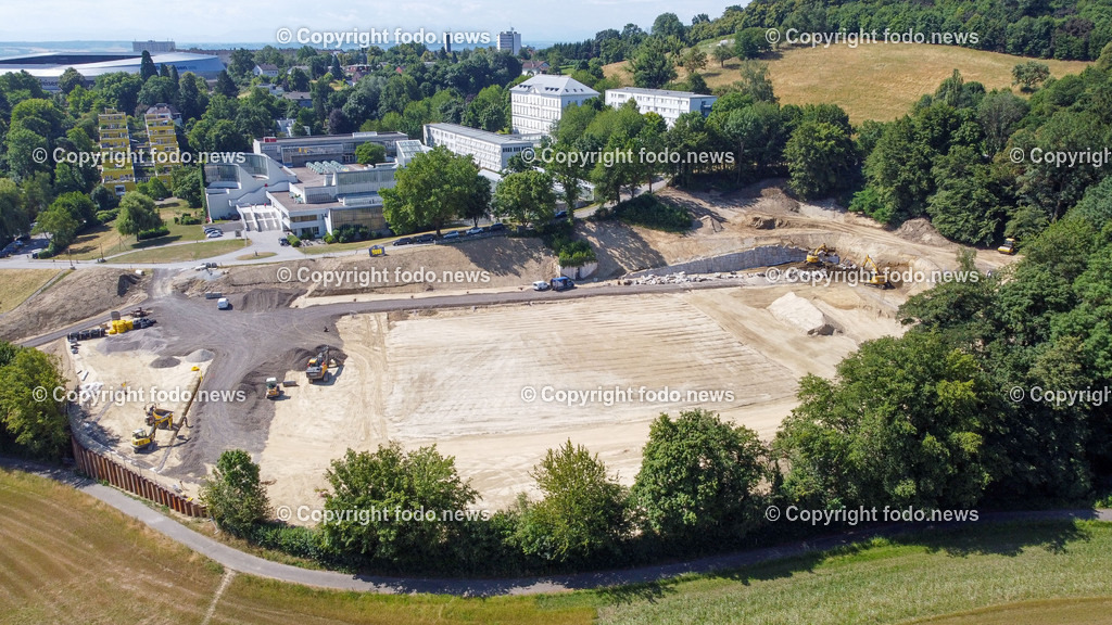 Baustelle_ Leichtathletik-Anlage der Dioezese_ 04.07.2023-2 | 04.07.2023, Linz, AUT, Leichtathletik-Anlage der Dioezese, im Bild Baustelle, Leichtathletik-Anlage der Dioezese