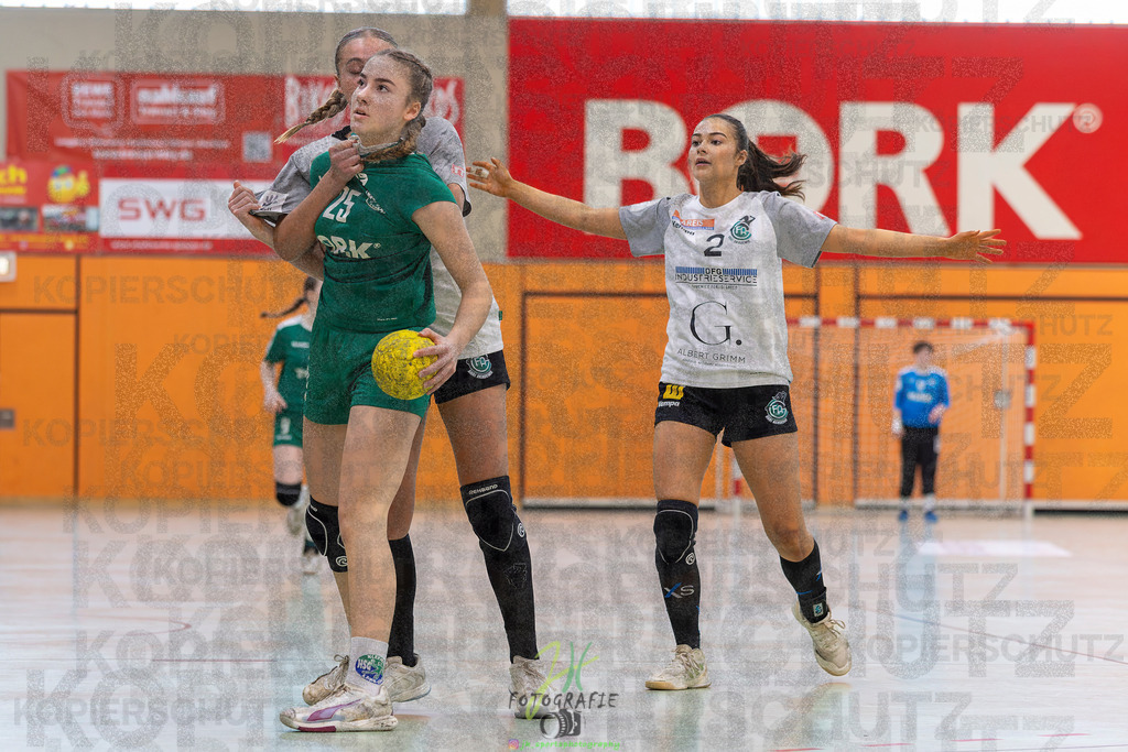 Jugendbundesliga wJA, Pokalrunde, HSG Kleenheim/Langgöns - Frisch Auf Göppingen | Jugendbundesliga wJA, Pokalrunde, HSG Kleenheim/Langgöns - Frisch Auf Göppingen am 28.02.2026 in Oberkleen (Weidig-Halle)Photo © 2026 - Jörg Heinrich - Realisiert mit Pictrs.com