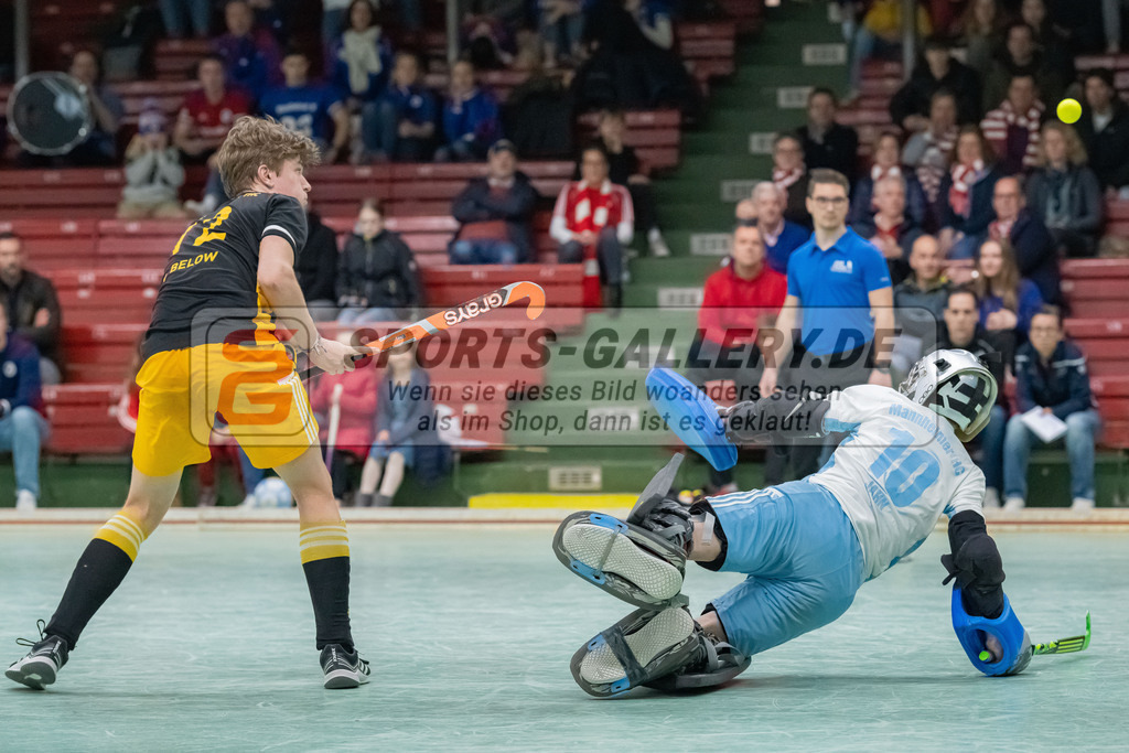 HK_20230305_105945 | Deutsche Meisterschaft MU16 1/2 Finale Mannheimer HC - Harvestehuder THC am 5.3.2023 RWK, Köln ,