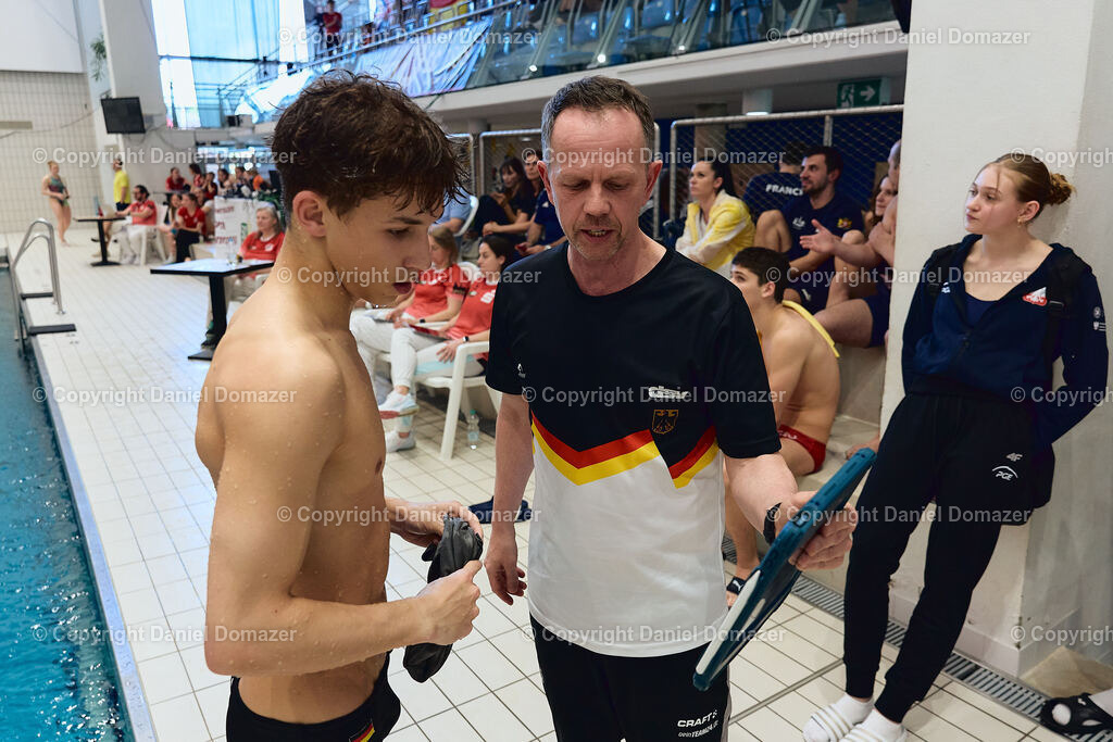 International Youth Diving Meet 2026 | Day 2 of 5 | International Youth Diving Meet 2026| Day 2 of 5 | 23.04.2026 | Youth diving competition featuring 1m and 3m springboard and platform at the Schwimmsportkomplex Freiberger Platz in Dresden.@ Domazer Photography - Realisiert mit Pictrs.com