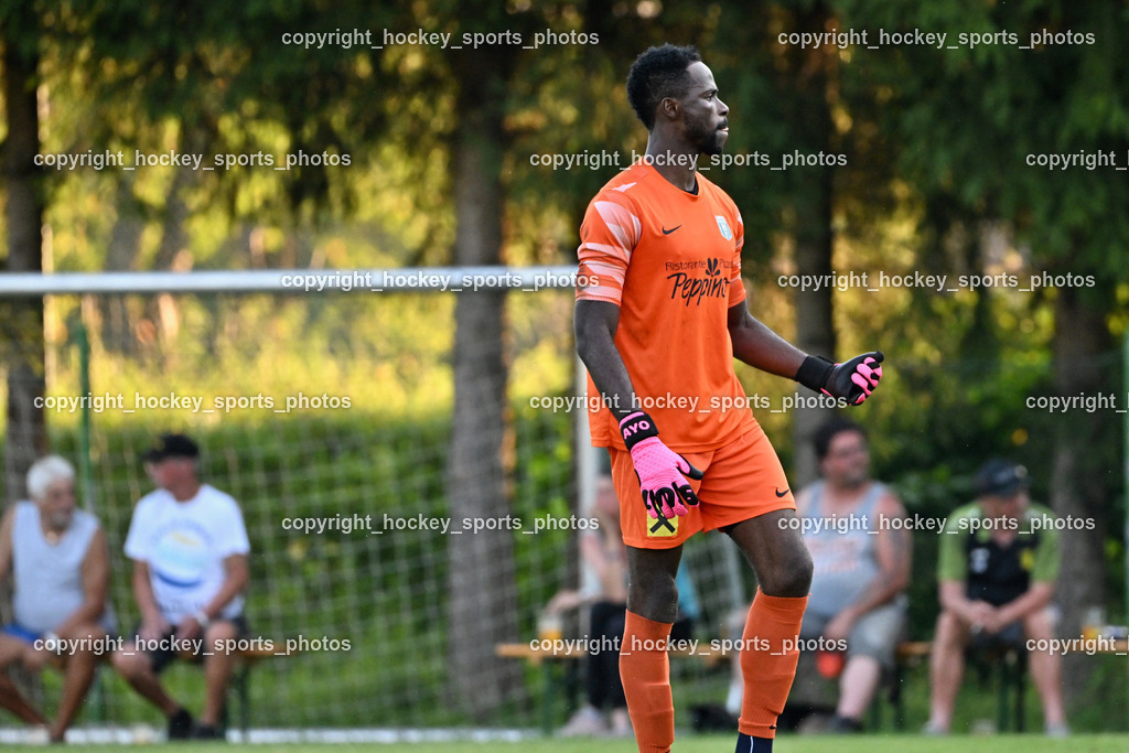 SV Arnoldstein vs. URC Thal Assling | #99 Ayotunde Ezekiel Ikuepamitan Thal Assling, SV Arnoldstein vs. URC Thal Assling, SV Arnoldstein vs. URC Thal Assling am 09.08.2025 in Arnoldstein (Waldparkstadion Arnoldstein), Austria, (Photo by Bernd Stefan)