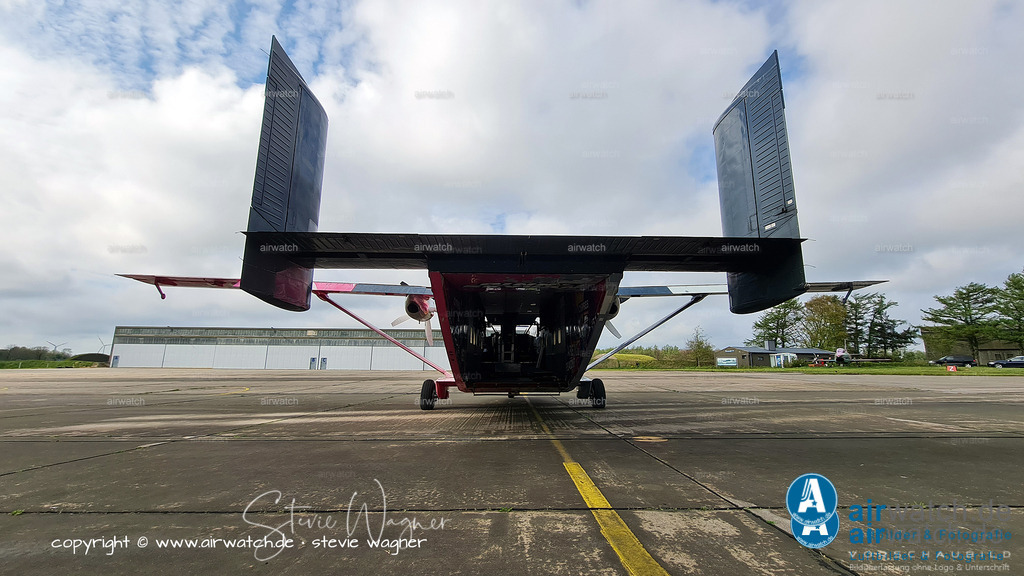 Flying Shoebox - Short S.C.7 Skyvan auf dem Flugplatz Husum-Schwesing | The Short SC.7 Skyvan, also known as the "Flying Shoebox," is a British 19-seat twin-turboprop aircraft first flown on January 17, 1963. It was manufactured by Short Brothers of Belfast, Northern Ireland, and features a rugged design with short takeoff and landing (STOL) capabilities. Initially developed in response to a request from F.G. Miles Ltd. for a variant of the Hurel-Dubois Miles HDM.106 Caravan design, the Skyvan was produced from 1960 to 1986, with just over 150 aircraft manufactured. Today, the remaining examples are primarily used for short-haul freight and skydiving operations.