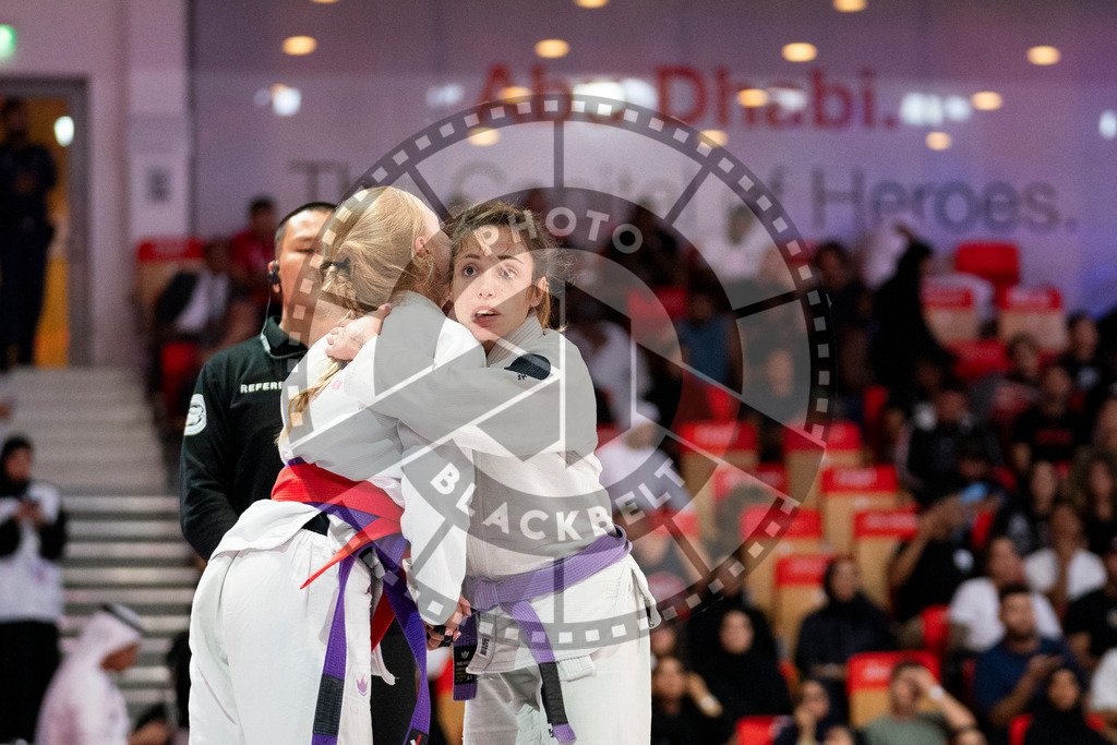 20231109PBB6502 | Fighters compete during the AJP World Professional Championship in the Mubadala Arena in Abu Dhabi, Arab United Emirates, on November 9, 2023.