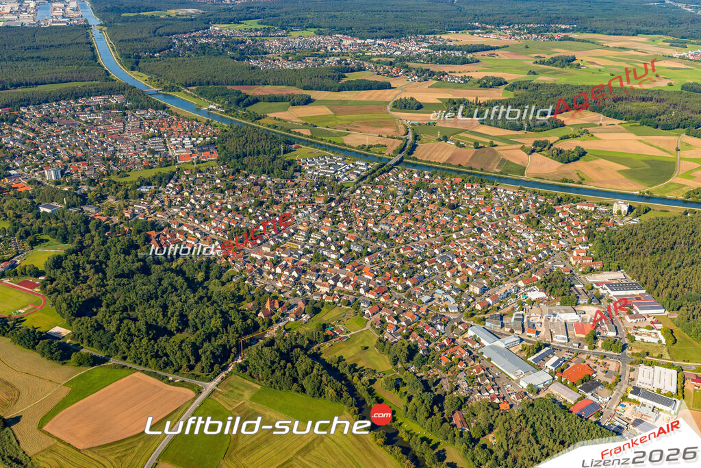 Geschenkidee Katzwang bei Nürnberg -Die Luftbildaufnahme wurde 2025 vom UL-Flugzeug heraus erstellt ( keine Drohne ) - Hochauflösende Luftaufnahme -Nicht vergleichbar mit Google Maps oder Satelittenbilder- Die Geschenkidee !Mit Lizenz und Bildrechte bestellbar
