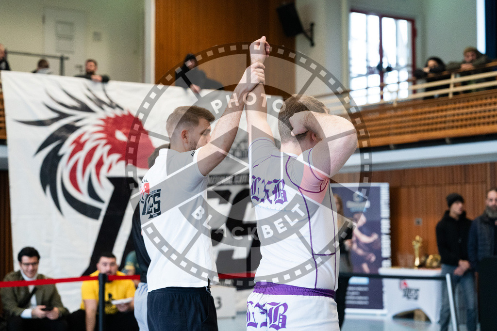 20251129PBB5834 | Fighters compete during the luta livre competition ILLCS XI winter edition on November 29, 2025 in Hannover, Germany.